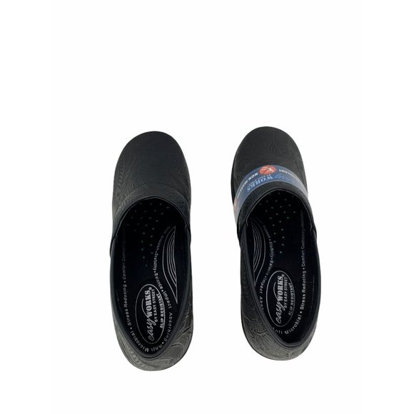 COPY - Easy Works Women's Lyndee Professional black clog shoes 11M - Picture 7 of 11